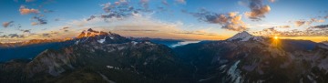 Artist-Point-Sunset-Aerial-Panorama