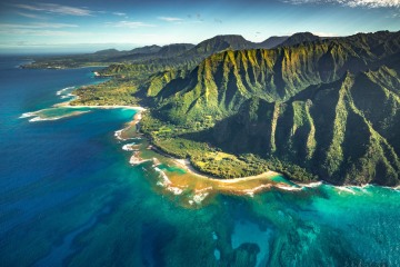 Na Pali Coast Aerial #1