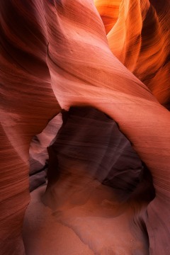 The Arch of Antelope Canyon