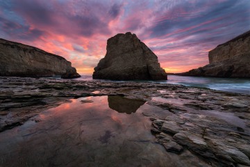 Shark Tooth Cove Sunset