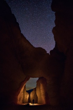 Natural Bridge Self Portrait