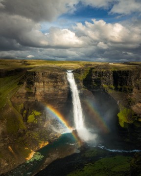 Double Rainbow Over Haifoss