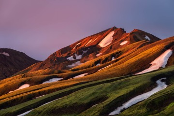 Landmannalaugar Sunrise on Rhyolite Mountains