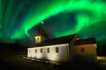 Northern Lights Over Vik