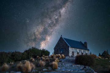 Church Of The Good Shepherd & the Milky Way