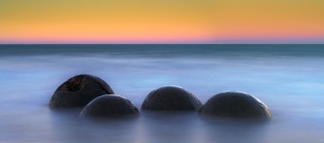 Moeraki Boulders Sunset