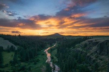 Palouse River Canyon Sunset