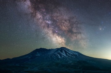 Mount Saint Helens Milky Way Rising