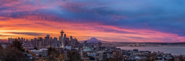Kerry Park Sunrise Burn