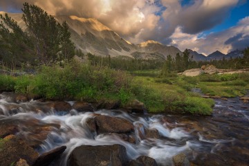 20 Lakes Basin Sunset