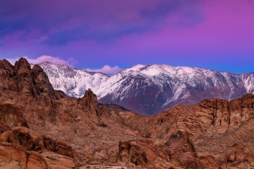 Glow Above the Alabama Hills