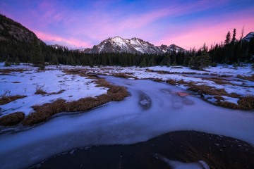 Mountain Meadow Evening