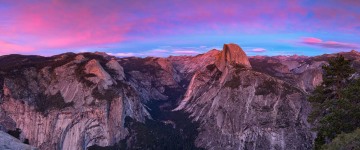 Glacier Point Sunset Panorama